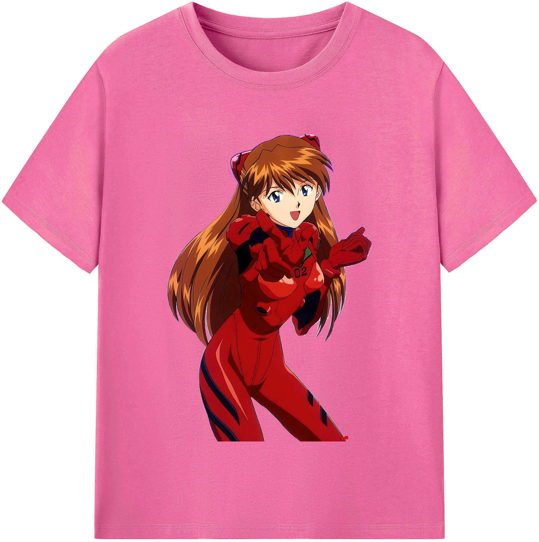 （画像用） EVA 新世紀エヴァンゲリオン レディースカジュアルプリントTシャツ（綿100％）